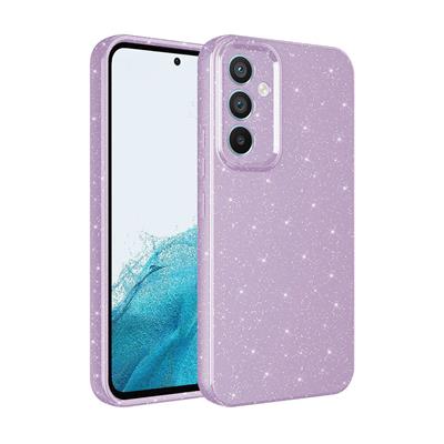 Galaxy S24 Plus Uyumlu Kılıf Kamera Korumalı Simli Lüks Zore Koton Kapak