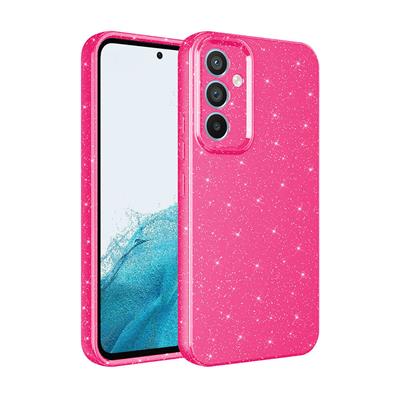 Galaxy S24 Plus Uyumlu Kılıf Kamera Korumalı Simli Lüks Zore Koton Kapak