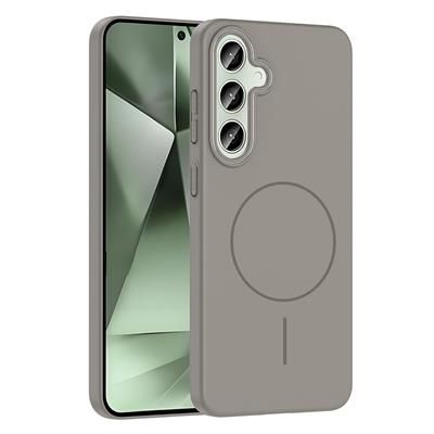 Galaxy S24 Plus Uyumlu Kılıf M-safe Şarj Özellikli Zore Ruby Sert Kapak