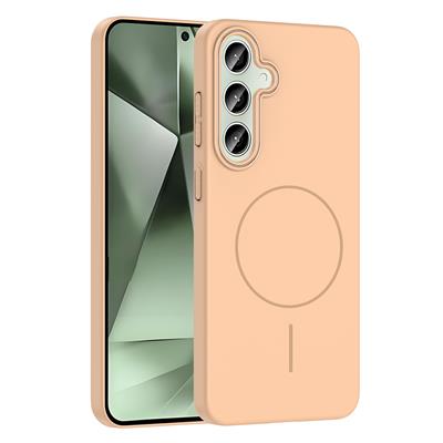 Galaxy S24 Plus Uyumlu Kılıf M-safe Şarj Özellikli Zore Ruby Sert Kapak