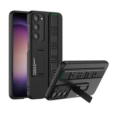 Galaxy S24 Plus Uyumlu Kılıf Standlı El Tutacaklı Zore Band Kapak