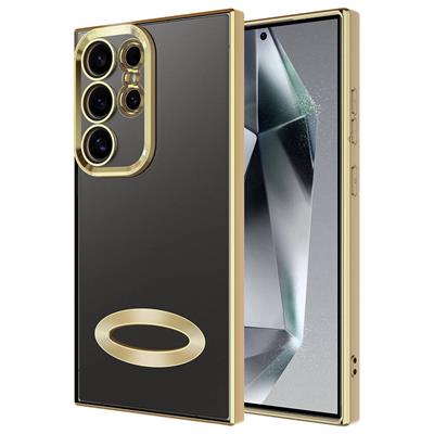 Galaxy S24 Ultra Uyumlu Kılıf Kamera Korumalı Logo Gösteren Zore Omega Kapak