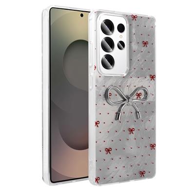 Galaxy S24 Ultra Uyumlu Kılıf Kamera Korumalı Figürlü Zore Ponti Silikon Kapak