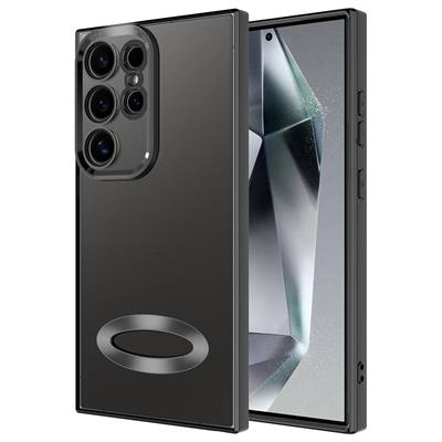 Galaxy S24 Ultra Uyumlu Kılıf Kamera Korumalı Logo Gösteren Zore Omega Kapak