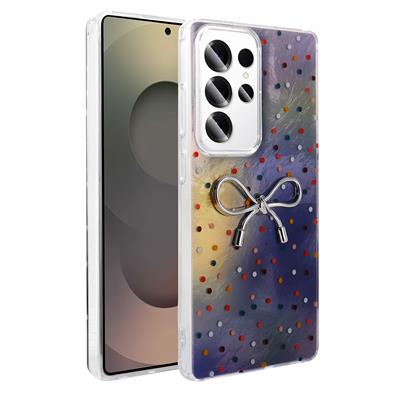Galaxy S24 Ultra Uyumlu Kılıf Kamera Korumalı Figürlü Zore Ponti Silikon Kapak