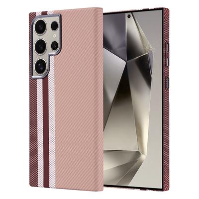 Galaxy S24 Ultra Uyumlu Kılıf M-safe Şarj Özellikli Karbon Fiber Görünümlü Zore Nekst Kapak