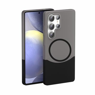 Galaxy S24 Ultra Uyumlu Kılıf M-Safe Şarj Özellikli Mıknatıslı Zore Duble Kapak
