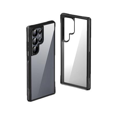 Galaxy S24 Ultra Uyumlu Kılıf Şeffaf Sert PC Arka Yüzey Tasarımlı Zore Edo Kapak