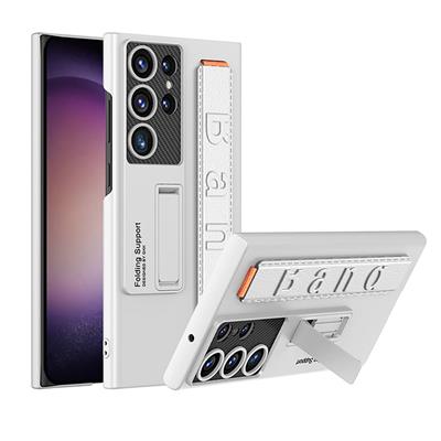 Galaxy S24 Ultra Uyumlu Kılıf Standlı El Tutacaklı Zore Band Kapak