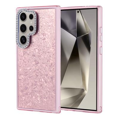Galaxy S24 Ultra Uyumlu Kılıf Taşlı Tasarımlı Zore Kapi Kapak