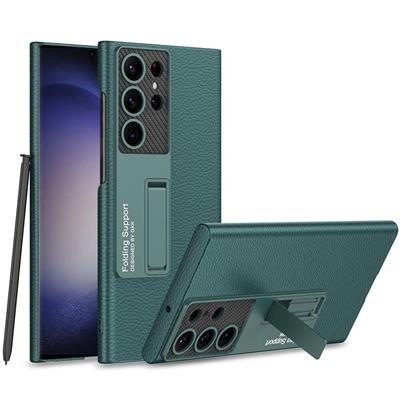 Galaxy S24 Ultra Uyumlu Kılıf Zore Kıpta Standlı Kapak