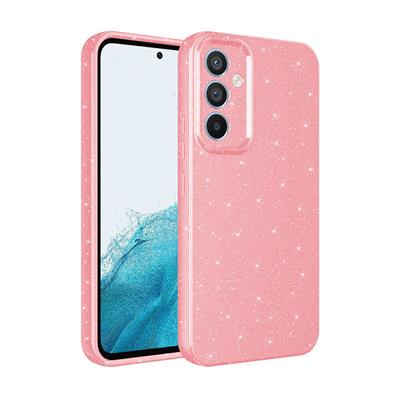 Galaxy S24 Uyumlu Kılıf Kamera Korumalı Simli Lüks Zore Koton Kapak