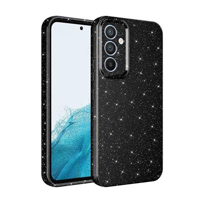 Galaxy S24 Uyumlu Kılıf Kamera Korumalı Simli Lüks Zore Koton Kapak