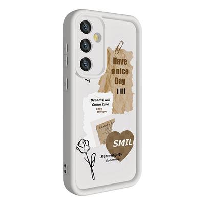 Galaxy S24 Uyumlu Kılıf Kamera Korumalı Baskılı Arka Yüzey Zore Klas Kapak