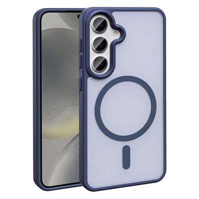 Galaxy S24 Uyumlu Kılıf M-safe Şarj Özellikli Mat Arka Yüzey Zore Sio Kapak