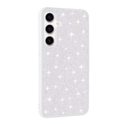 Galaxy S24 Uyumlu Kılıf Parlak Taşlı Tasarım Zore Pırlanta Kapak