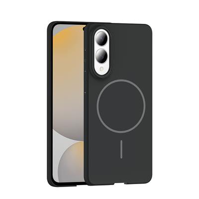 Galaxy S25 Edge Uyumlu Kılıf M-safe Şarj Özellikli Zore Ruby Sert Kapak