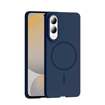 Galaxy S25 Edge Uyumlu Kılıf M-safe Şarj Özellikli Zore Ruby Sert Kapak