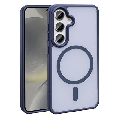 Galaxy S25 Plus Uyumlu Kılıf M-safe Şarj Özellikli Mat Arka Yüzey Zore Sio Kapak