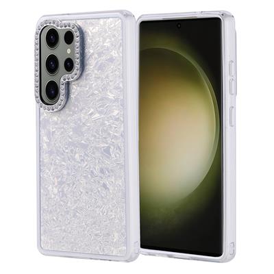 Galaxy S25 Ultra Uyumlu Kılıf Taşlı Tasarımlı