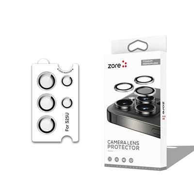 Galaxy S25 Ultra Zore CL-12 Premium Safir Parmak İzi Bırakmayan Anti-Reflective Kamera Lens Koruyucu