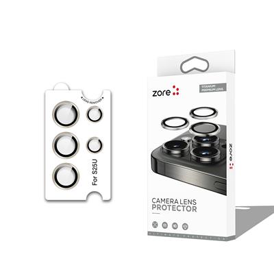 Galaxy S25 Ultra Zore CL-12 Premium Safir Parmak İzi Bırakmayan Anti-Reflective Kamera Lens Koruyucu