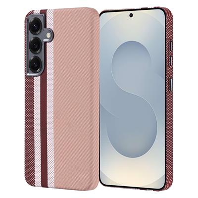 Galaxy S25 Uyumlu Kılıf M-safe Şarj Özellikli Karbon Fiber Görünümlü Zore Nekst Kapak