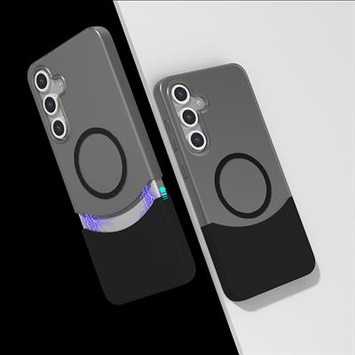 Galaxy S25 Uyumlu Kılıf M-Safe Şarj Özellikli Mıknatıslı Zore Duble Kapak