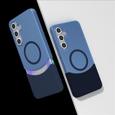 Galaxy S25 Uyumlu Kılıf M-Safe Şarj Özellikli Mıknatıslı Zore Duble Kapak