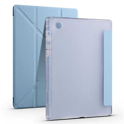 Galaxy Tab A8 10.5 SM-X200 (2021) Uyumlu Kılıf Zore Tri Folding Kalem Bölmeli Standlı Uyumlu Kılıf