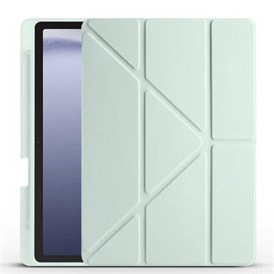 Galaxy Tab A9 Plus Uyumlu Kılıf Zore Tri Folding Kalem Bölmeli Standlı Uyumlu Kılıf