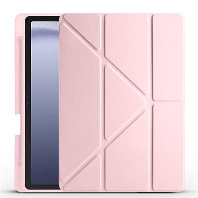 Galaxy Tab A9 Uyumlu Kılıf Zore Tri Folding Kalem Bölmeli Standlı Uyumlu Kılıf