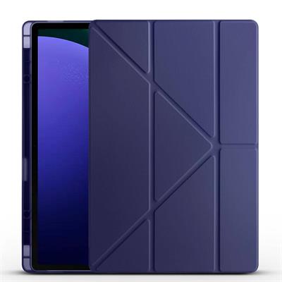 Galaxy Tab S10 Ultra Uyumlu Kılıf Zore Tri Folding Kalem Bölmeli Standlı Uyumlu Kılıf