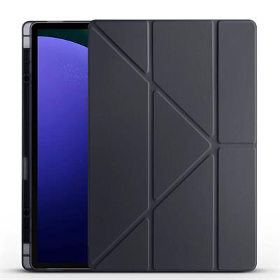 Galaxy Tab S9 Ultra Uyumlu Kılıf Zore Tri Folding Kalem Bölmeli Standlı Uyumlu Kılıf