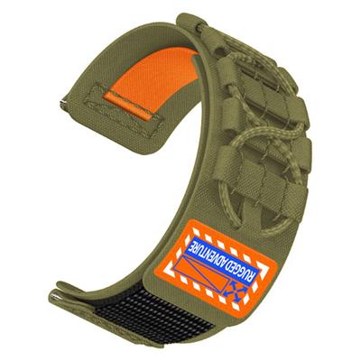 Galaxy Watch Active 2 40mm Zore KRD-112 20mm Orbital Örgülü Halat Tasarımlı Naylon Kumaş Hasır Kordon