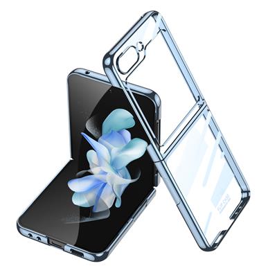 Galaxy Z Flip 5 Uyumlu Kılıf Zore Kıpta Lensli Kapak