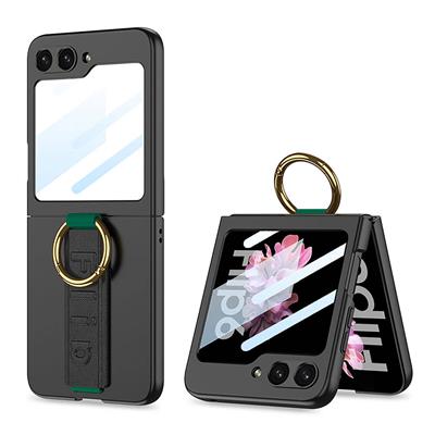 Galaxy Z Flip 6 Uyumlu Kılıf Kamera Korumalı Yüzüklü Zore Flip Ring Kıpta Kapak