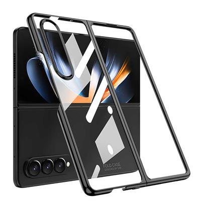 Galaxy Z Fold 4 Uyumlu Kılıf Zore Full Camlı Kıpta Kapak