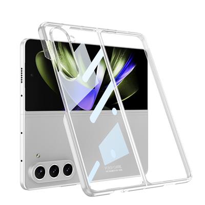 Galaxy Z Fold 5 Uyumlu Kılıf Zore Full Camlı Kıpta Kapak