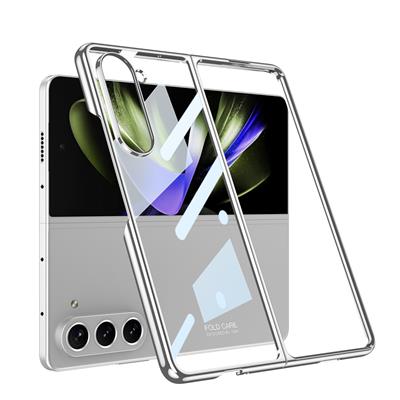Galaxy Z Fold 5 Uyumlu Kılıf Zore Full Camlı Kıpta Kapak