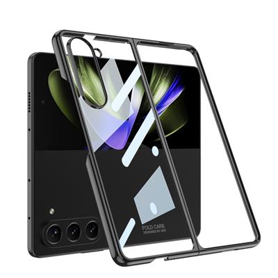Galaxy Z Fold 5 Uyumlu Kılıf Zore Full Camlı Kıpta Kapak