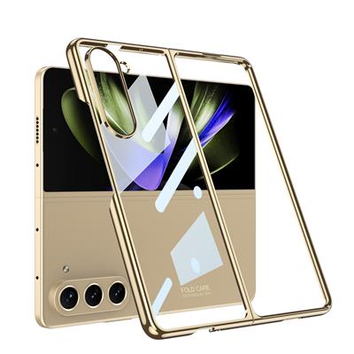Galaxy Z Fold 5 Uyumlu Kılıf Zore Full Camlı Kıpta Kapak