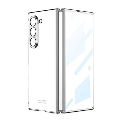 Galaxy Z Fold 6 Uyumlu Kılıf Zore Full Camlı Kıpta Kapak