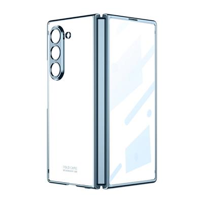 Galaxy Z Fold 6 Uyumlu Kılıf Zore Full Camlı Kıpta Kapak