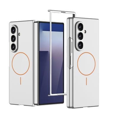 Galaxy Z Fold 7 Uyumlu Kılıf Wireless Şarj Özellikli Zore Kıpta M-safe Kapak