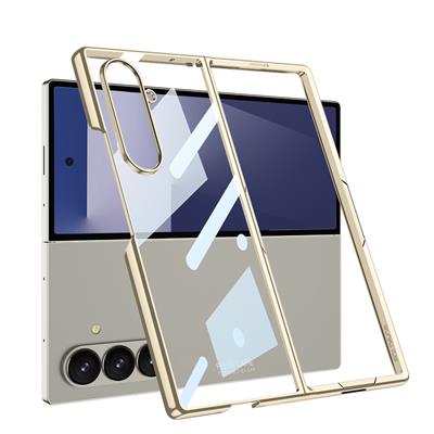 Galaxy Z Fold 7 Uyumlu Kılıf Zore Full Camlı Kıpta Kapak