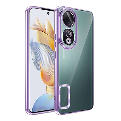 Honor 90 Uyumlu Kılıf Kamera Korumalı Logo Gösteren Zore Omega Kapak
