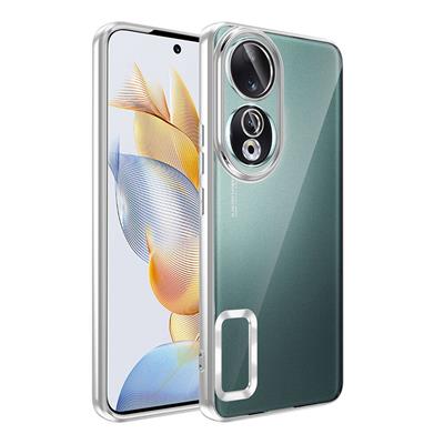 Honor 90 Uyumlu Kılıf Kamera Korumalı Logo Gösteren Zore Omega Kapak