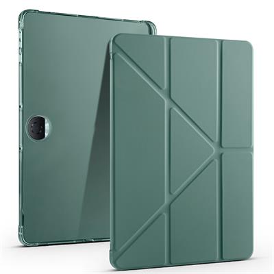 Honor Pad 9 Uyumlu Kılıf Zore Tri Folding Kalem Bölmeli Standlı Uyumlu Kılıf