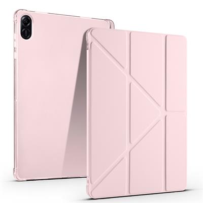 Honor Pad X8A Uyumlu Kılıf Zore Tri Folding Kalem Bölmeli Standlı Uyumlu Kılıf